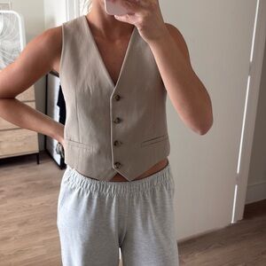 Zara vest top